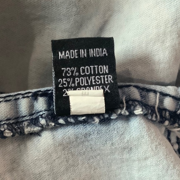 Thrill Acid Wash Jogger Elastic Waist Denim Hip Hop Plus Size 1X - Picture 10 of 10